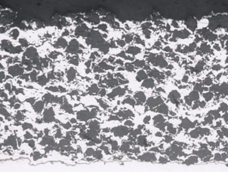 Axial III AlSiPoly abradable coating