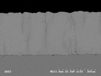 Axial III dense vertically cracked TBC